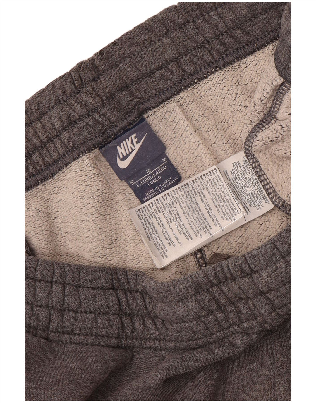 Pantaloni da tuta da uomo Nike Joggers in cotone grigio medio