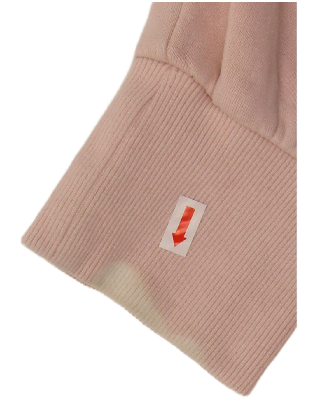 Maglione con cappuccio grafico da donna SUPERDRY UK 16 grande cotone rosa