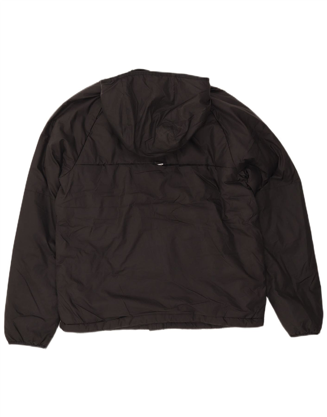 Giacca a vento con cappuccio NIKE Therma-Fit da uomo UK 38 media nera