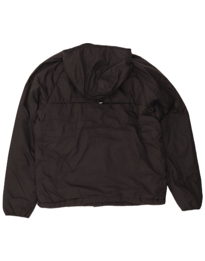 Giacca a vento con cappuccio NIKE Therma-Fit da uomo UK 38 media nera