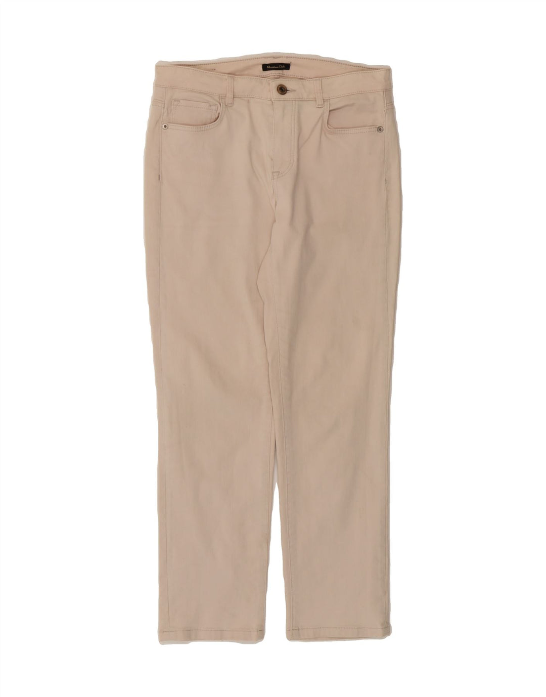 MASSIMO DUTTI Womens Slim Jeans EU 36 XS W26 L26 Beige Vintage Massimo Dutti and Second-Hand Massimo Dutti from Messina Hembry 