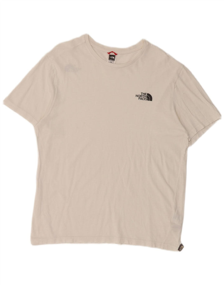 T-shirt da donna The North Face Top in cotone bianco medio