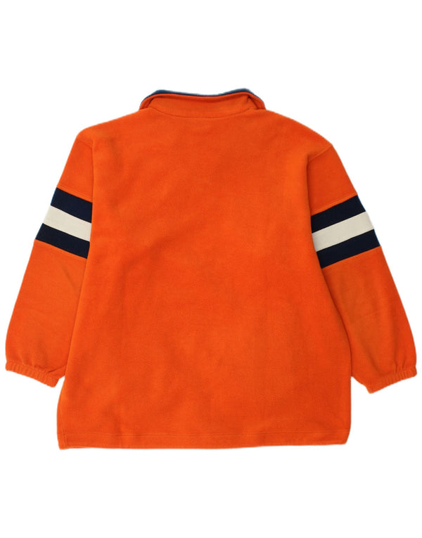 Maglione in pile grafico Champion da ragazzo 13-14 anni XL blocco colore arancione