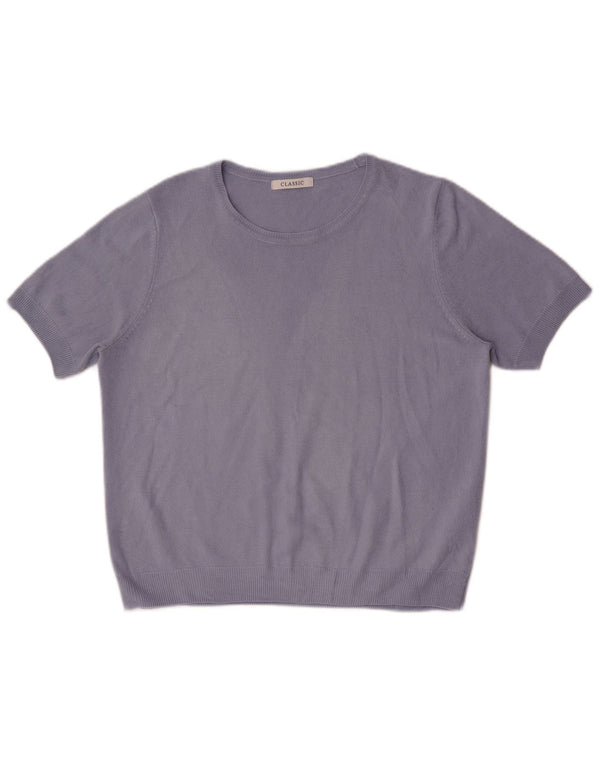 Maglione maglione con scollo a barca da donna Marks & Spencer UK 14 grande blu