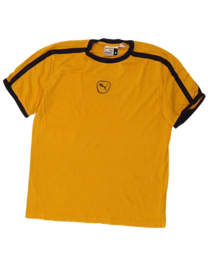 T-shirt da uomo Puma Top gialla media