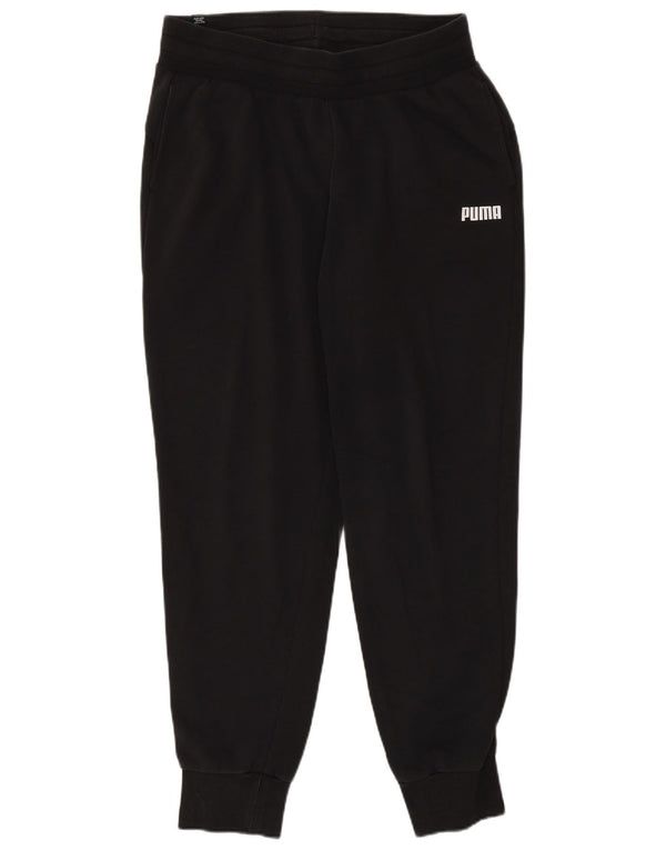 Puma Womens Tracksuit Trousers Joggers UK 14 Medium  Black Cotton