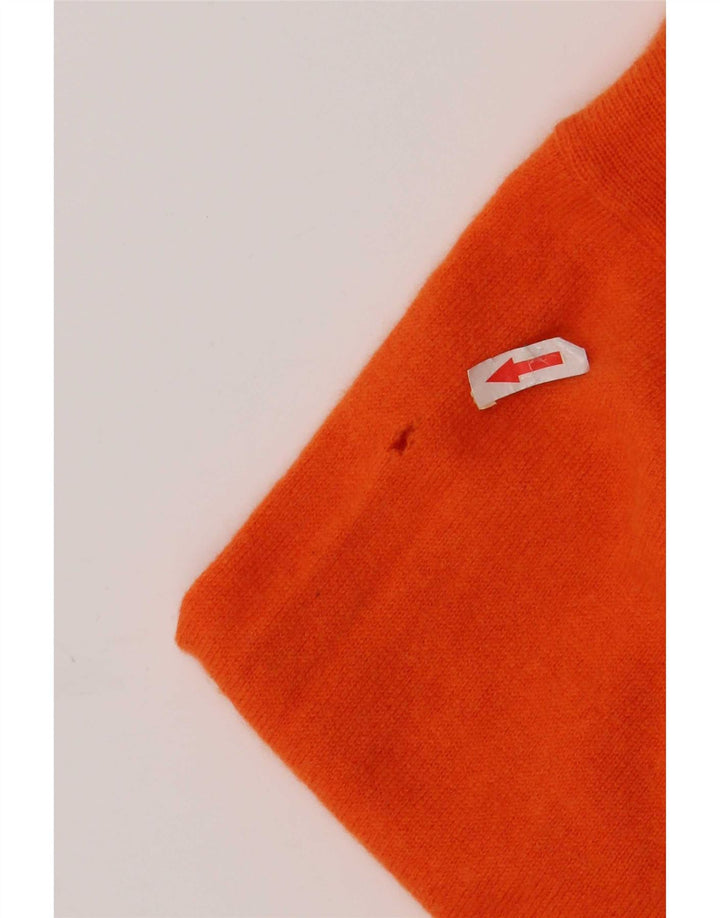 Maglione maglione girocollo da uomo Gant 4XL lana d'agnello arancione