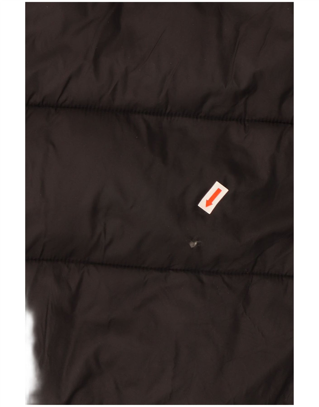 Cappotto imbottito oversize con cappuccio ZARA da donna UK 10 piccolo poliestere nero