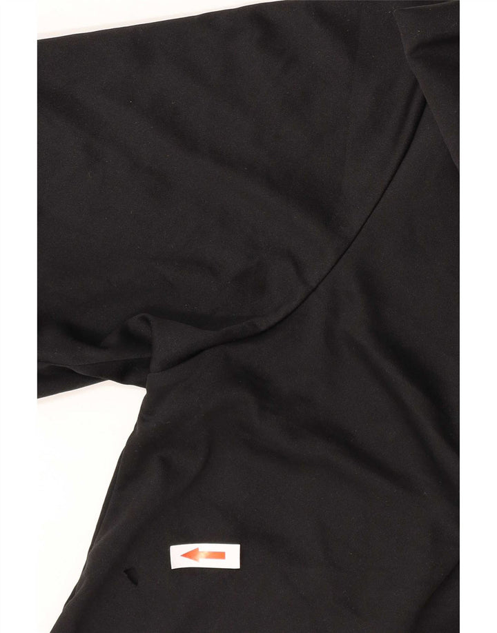 Maglietta Adidas Climalite da uomo, piccola, a righe nere
