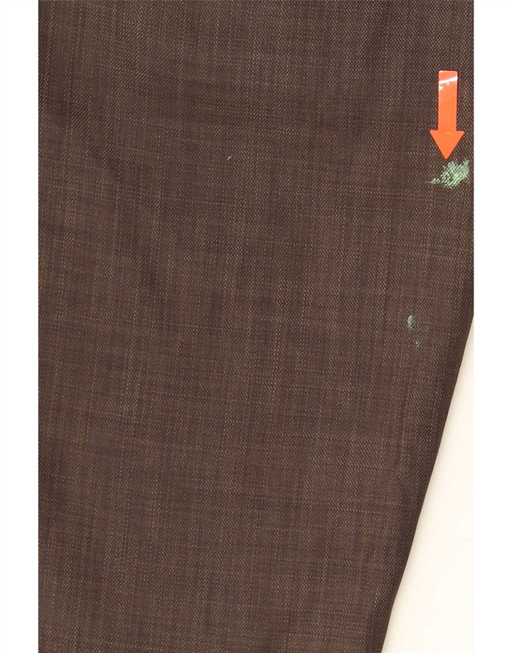 Pantaloni da abito dritti da uomo Champion medi W32 L30 marroni