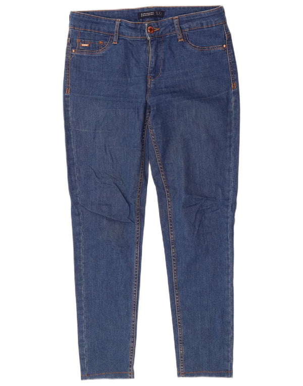 Jeans skinny da donna Zara EU 38 piccoli W28 L27 blu