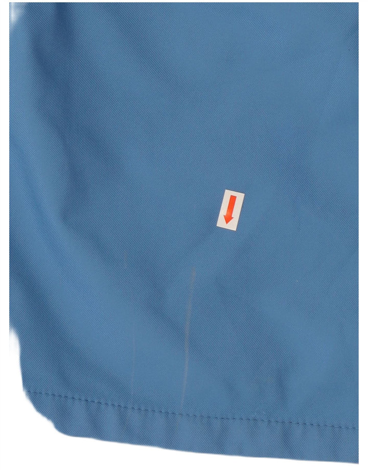 Giacca antipioggia da uomo Bailo Gore-Tex con cappuccio IT 46 Small Blu Poliammide Moderna
