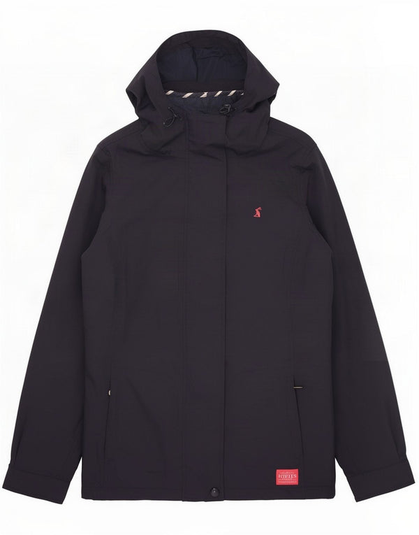 Joules Giacca a vento con cappuccio da donna UK 8 Small Blu navy Poliammide