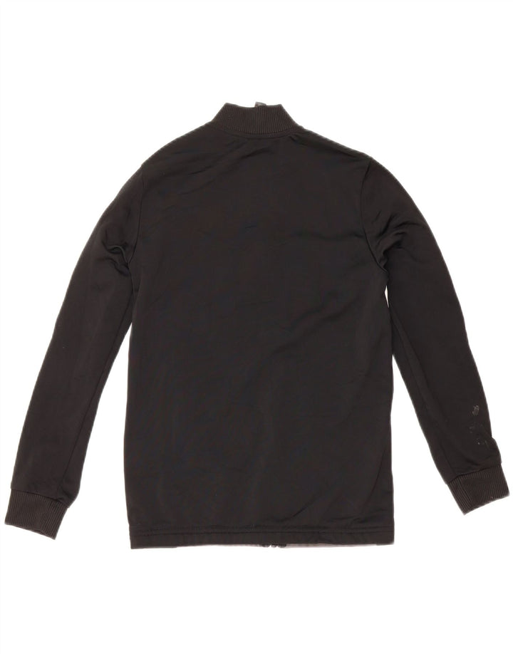 Giacca da tuta da ragazzo Adidas 9-10 anni in poliestere color block nero