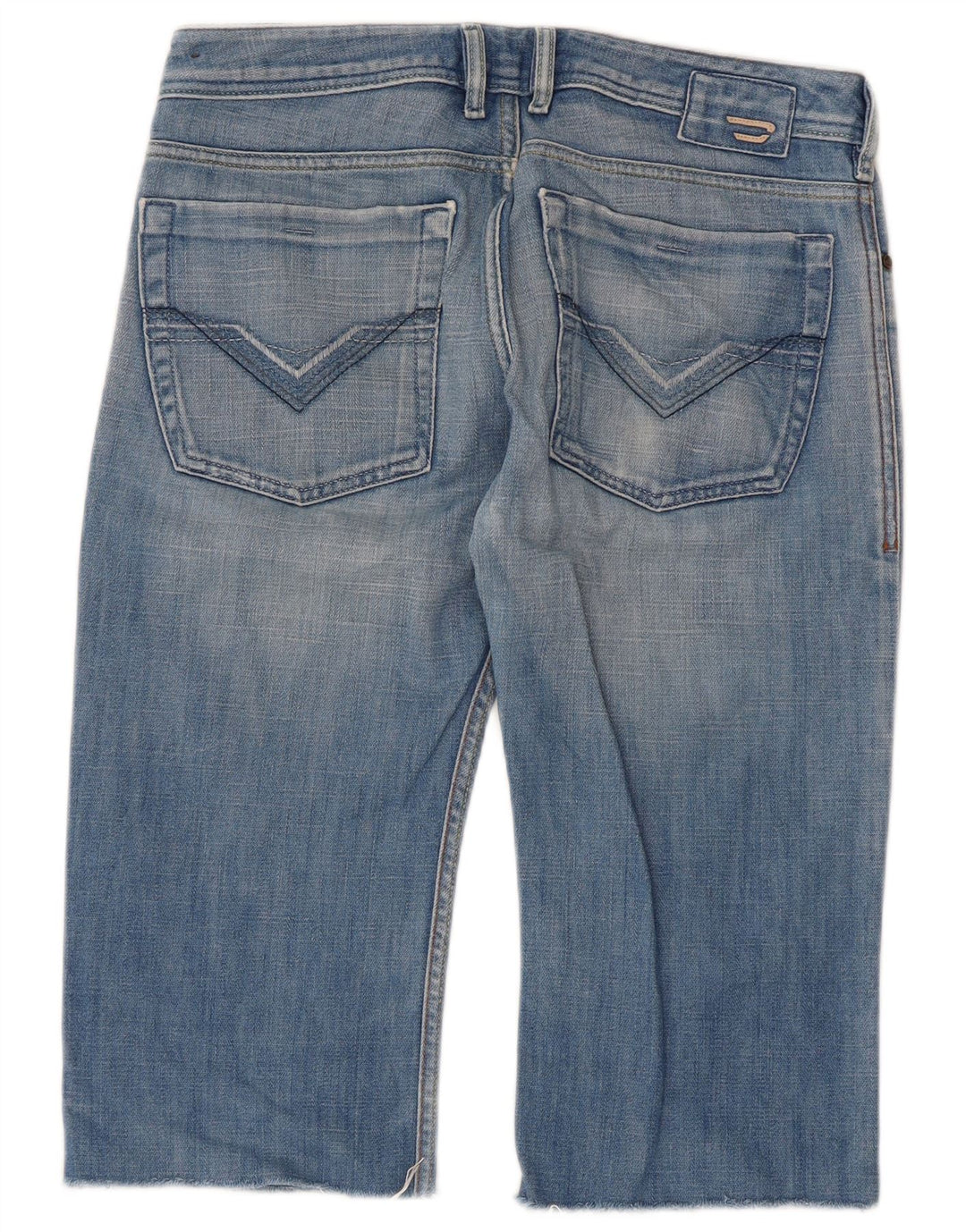 Pantaloncini di jeans da uomo Diesel W30 cotone blu medio