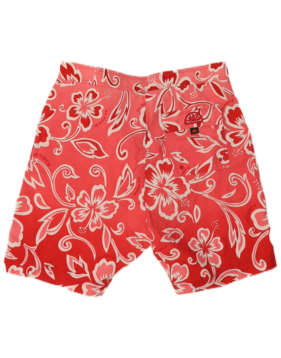 Pantaloncini da bagno da uomo Sundek grandi rosa floreali