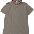 TOMMY HILFIGER Mens Polo Shirt 2XL Grey Cotton Vintage Tommy Hilfiger and Second-Hand Tommy Hilfiger from Messina Hembry 