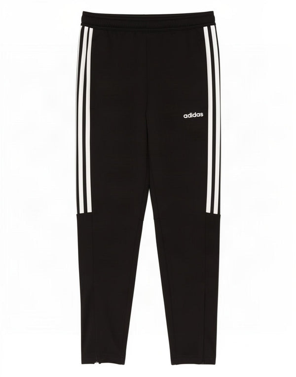 Pantaloni della tuta da ragazzo Adidas 11-12 anni in poliestere nero