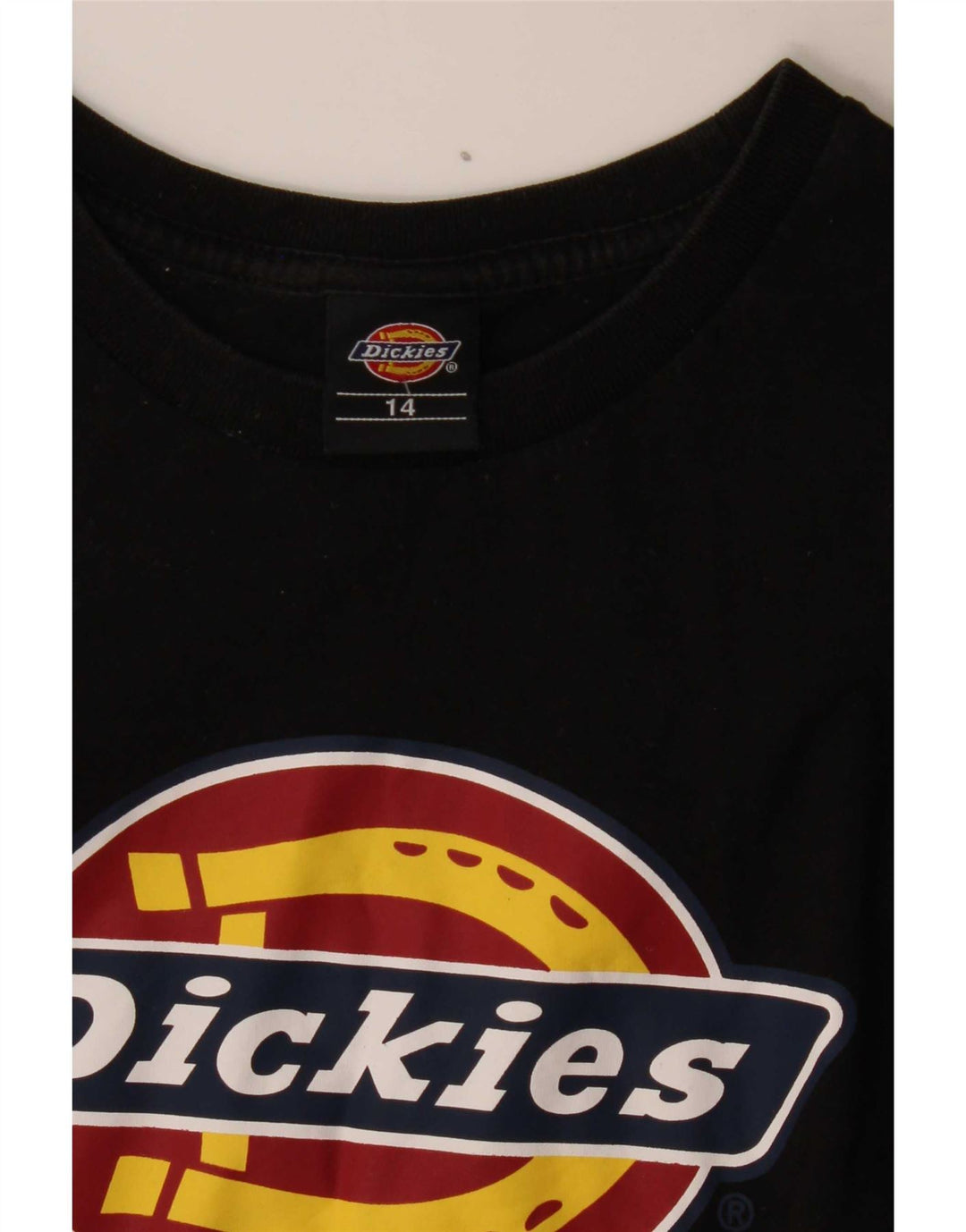 Maglietta grafica da donna Dickies Top UK 14 Medium Nera