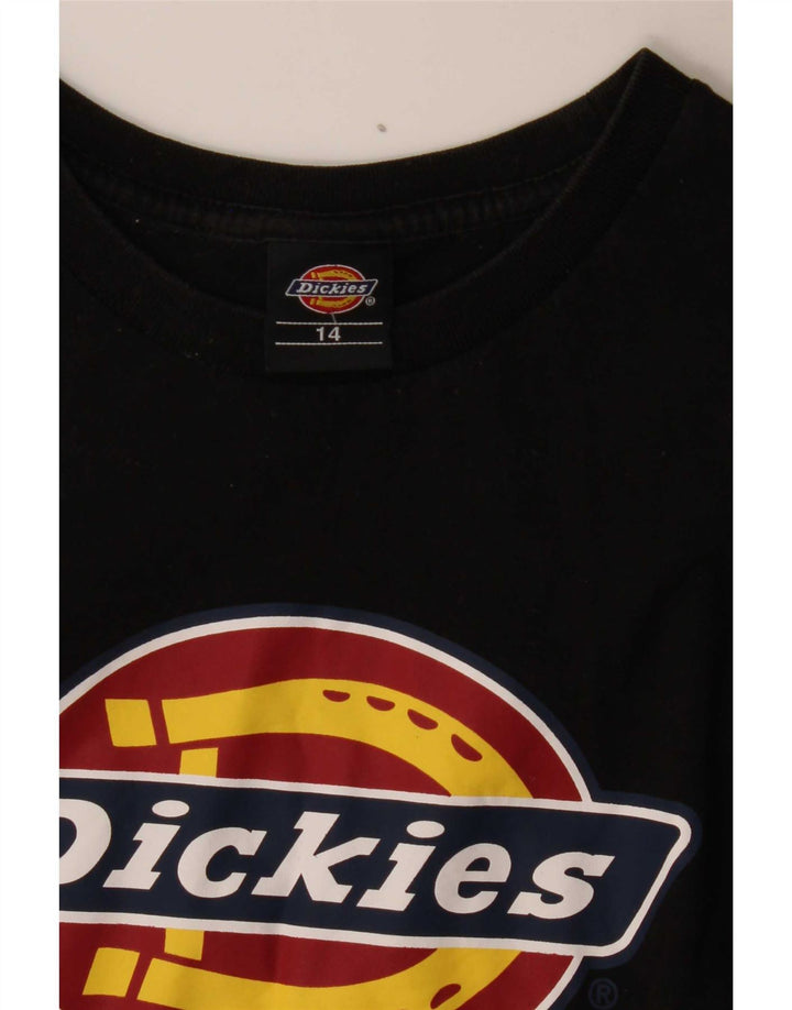 Maglietta grafica da donna Dickies Top UK 14 Medium Nera