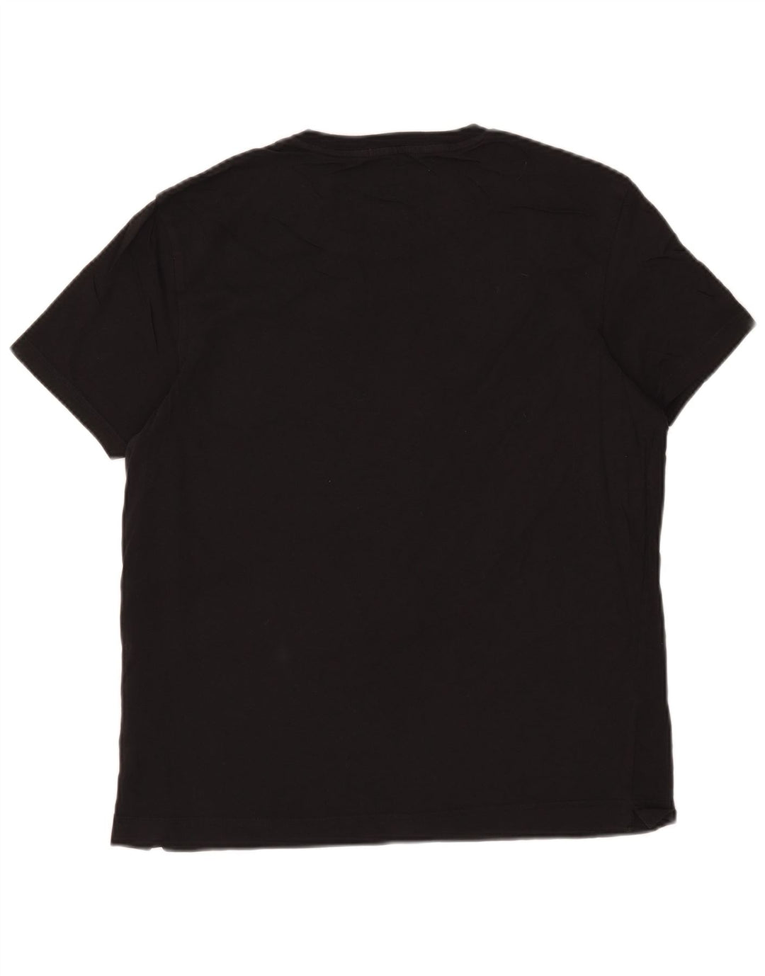 T-shirt Adidas da uomo Top media in cotone nero