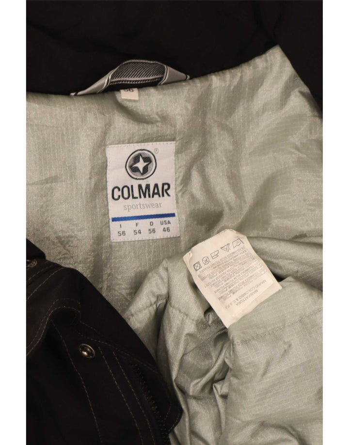 Tuta da sci da uomo con cappuccio Colmar IT 56 XL Nera Colourblock in poliammide