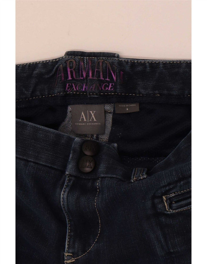 Jeans Bootcut da donna Armani Exchange US 6 medio W28 L32 blu navy