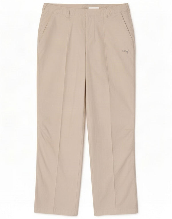 Pantaloni casual dritti da uomo Puma W34 L34 cotone bianco