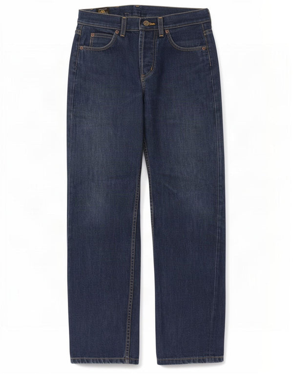 Jeans dritti da uomo Lee W29 L32 in cotone blu navy