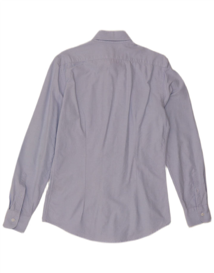 Camicia Reiss Slim Fit da uomo piccola in cotone blu