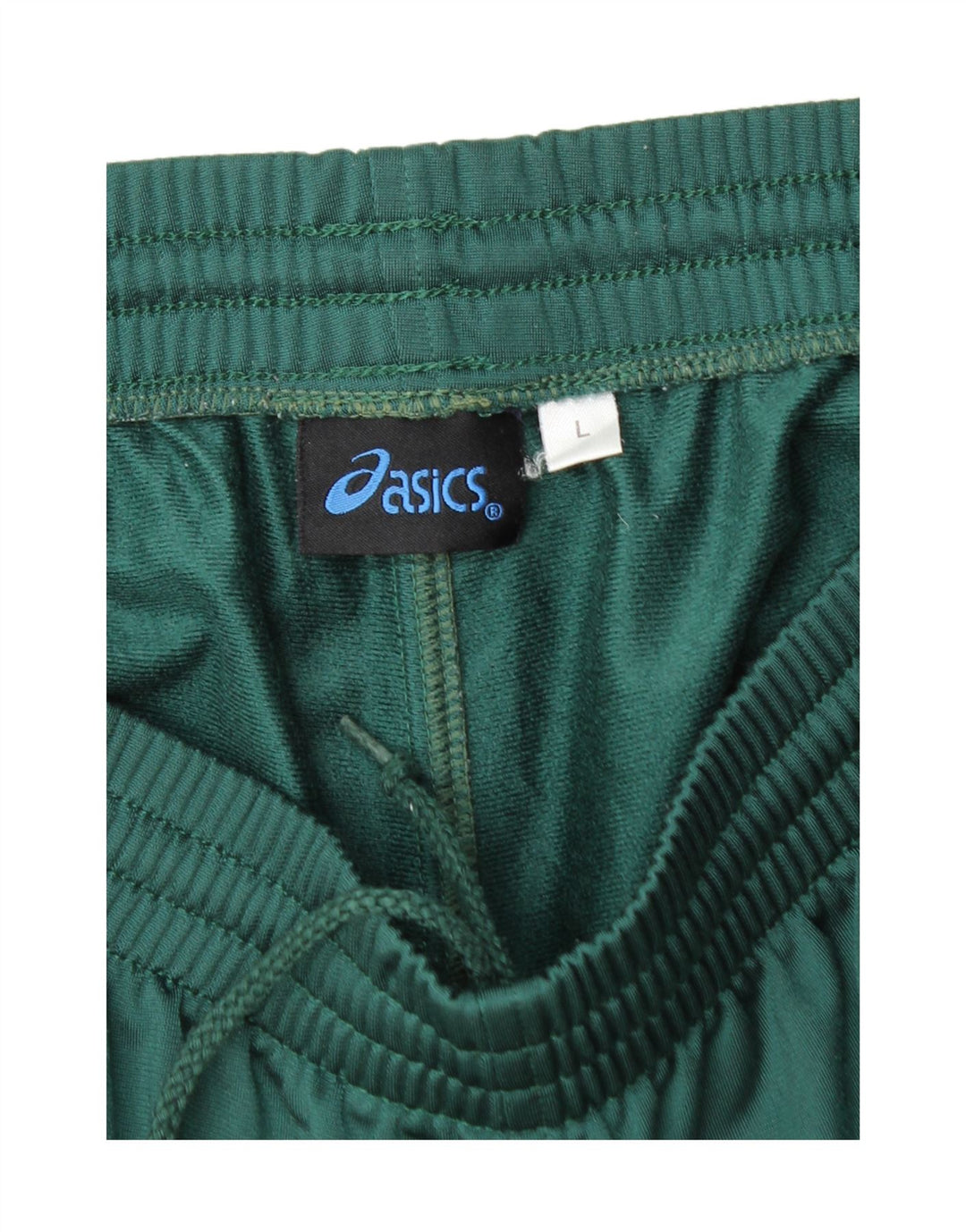 Pantaloni da tuta ASICS da uomo, grandi, in poliestere verde