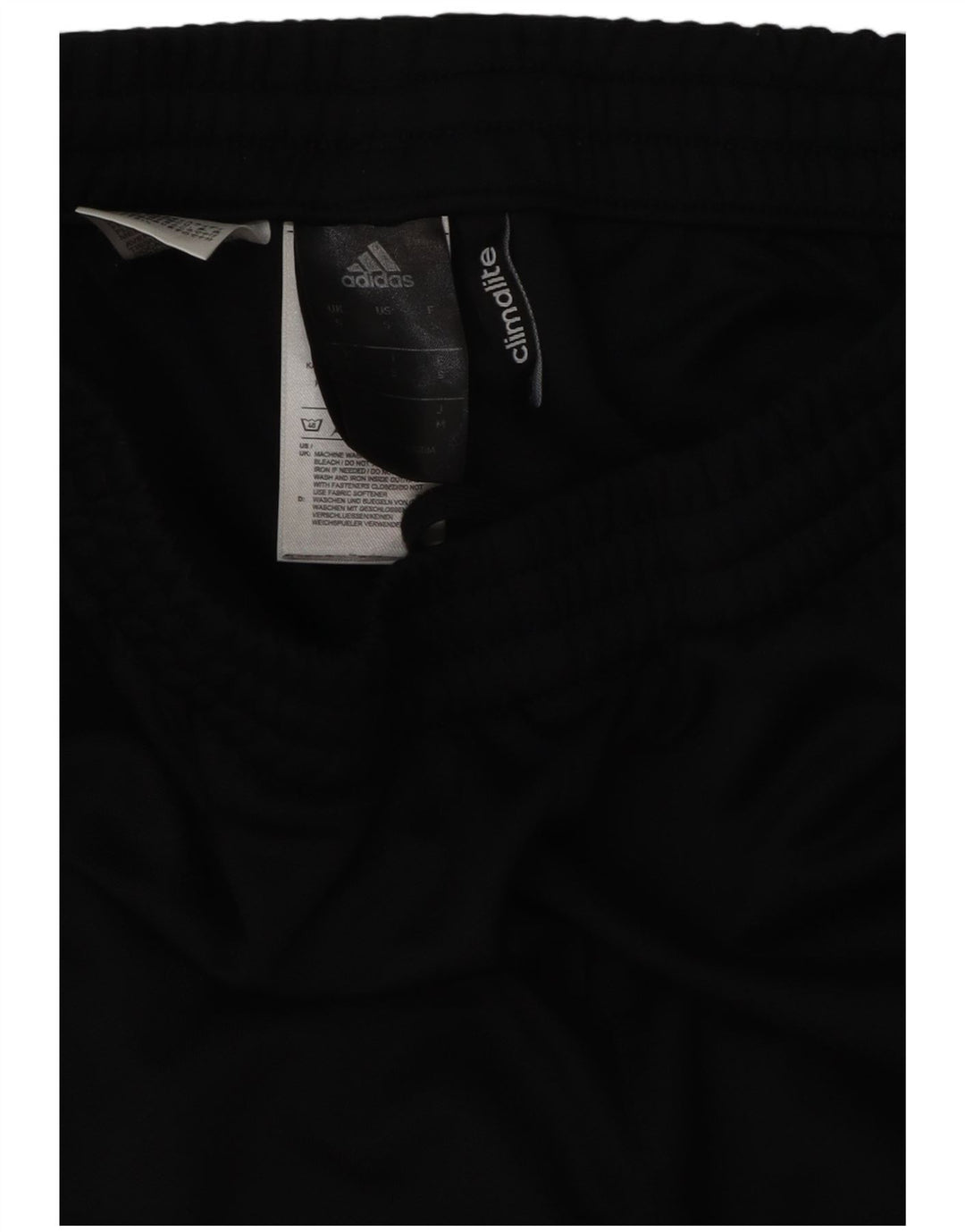 Pantaloni da tuta Adidas Climalite da uomo piccoli in poliestere nero
