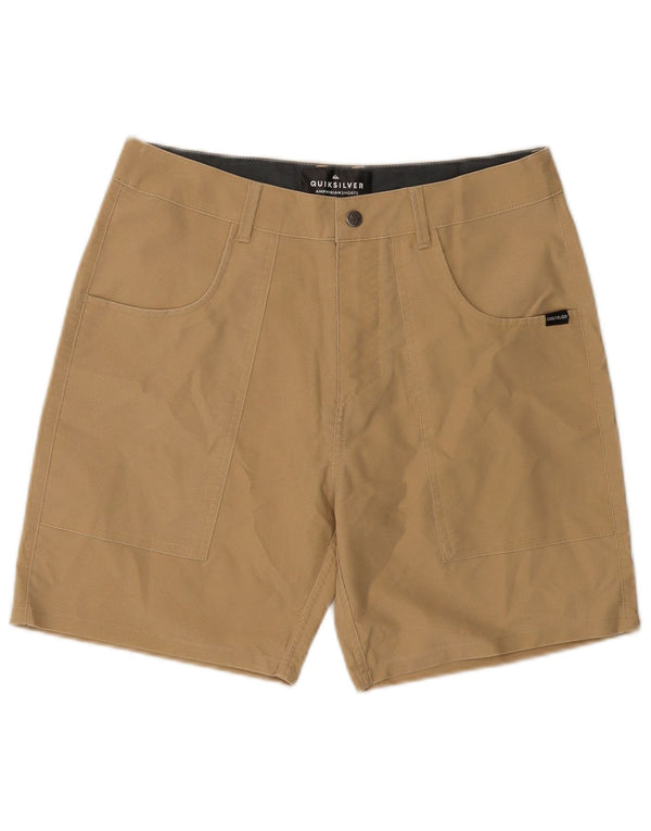 Pantaloncini casual Anfibio da uomo Quiksilver W30 Poliestere beige medio