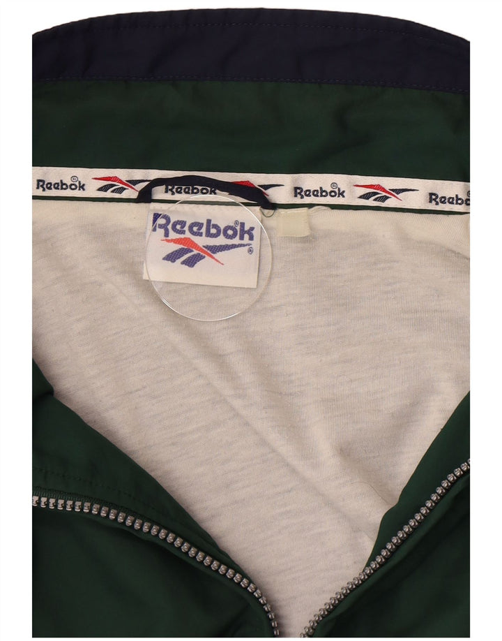 Giacca Reebok da uomo con grafica grafica XL color block verde