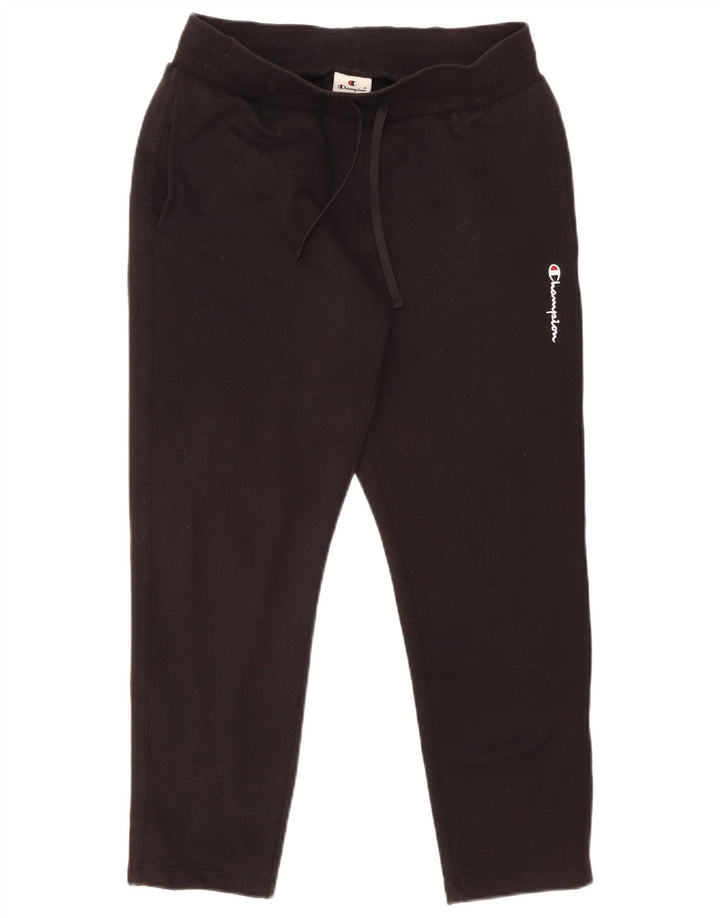 Pantaloni da tuta da uomo Champion piccoli in cotone nero