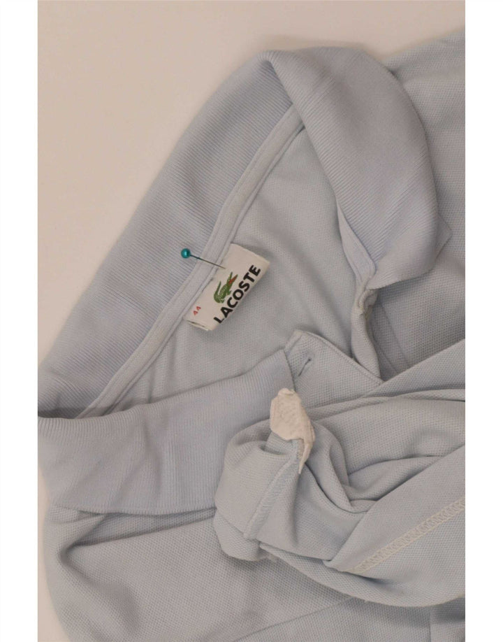 Polo corta da donna Lacoste taglia 44 grande cotone blu