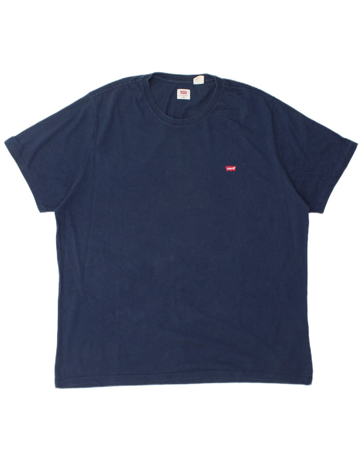 T-shirt da uomo LEVI'S Top 2XL cotone blu navy
