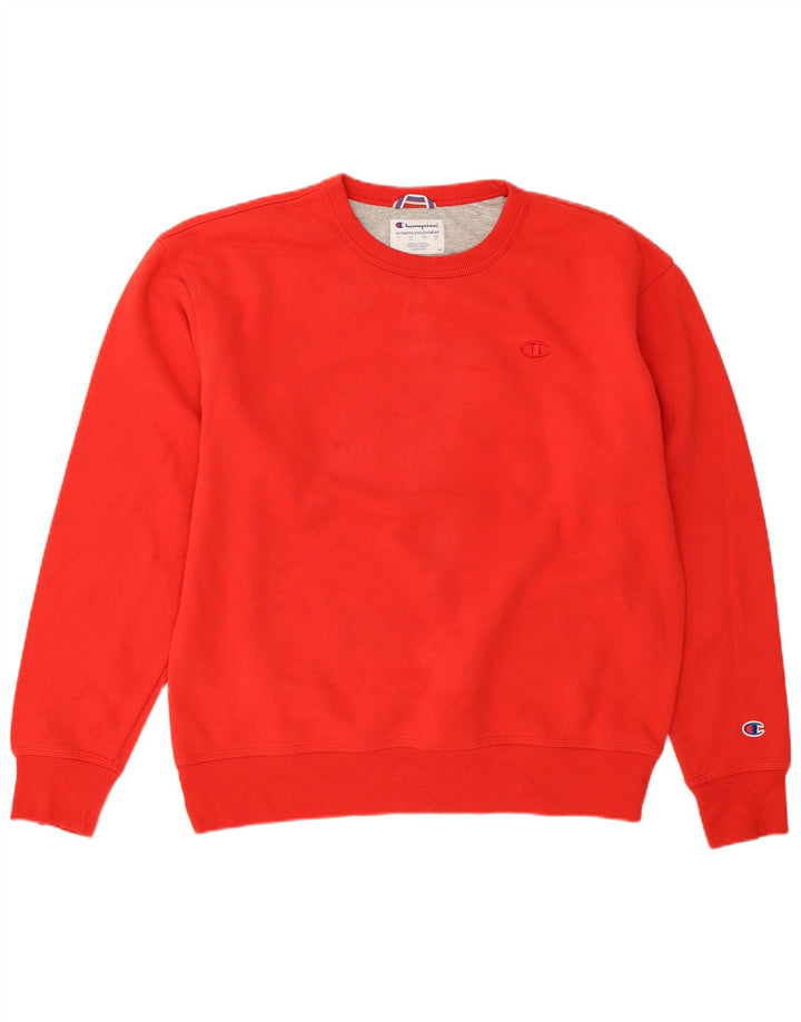 Felpa da uomo Champion Maglione grande rosso
