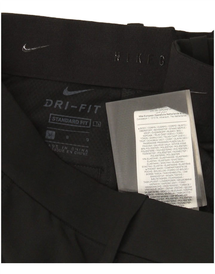 Pantaloncini chino Nike Dri Fit Standard Fit da uomo W36 Large in poliestere nero