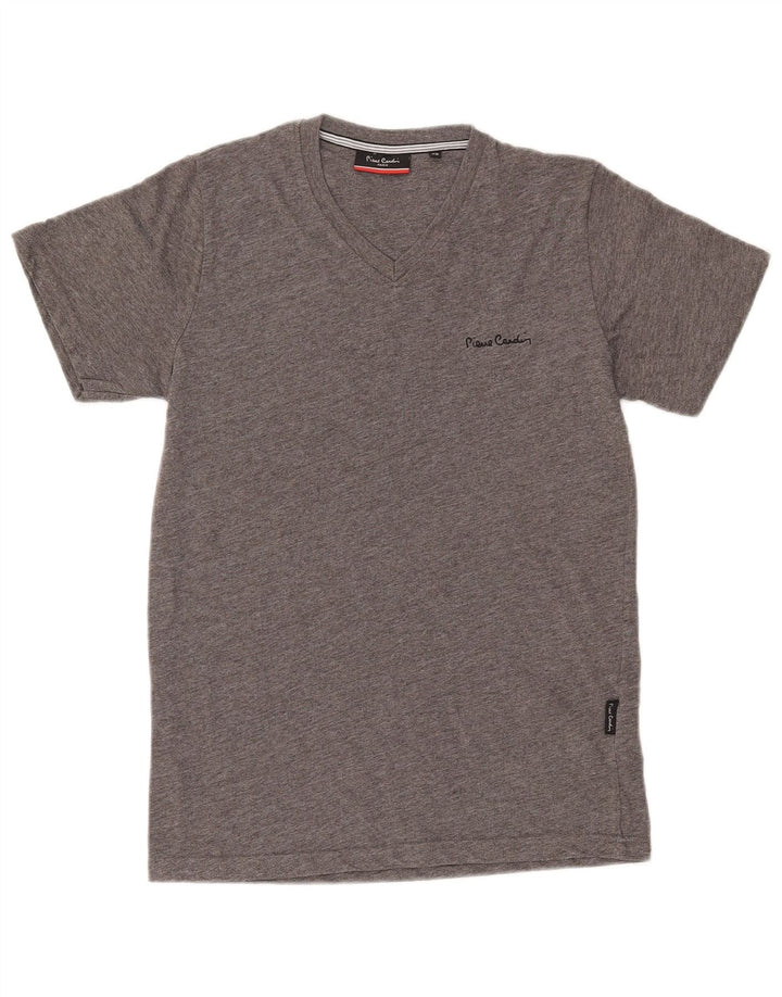 PIERRE CARDIN Maglietta da uomo Top XS Poliestere grigio