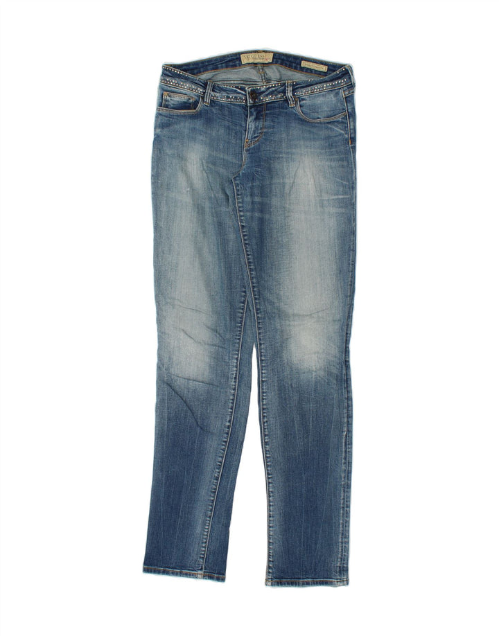 GUESS Womens Cigarette Slim Jeans W29 L33  Blue Vintage Guess and Second-Hand Guess from Messina Hembry 