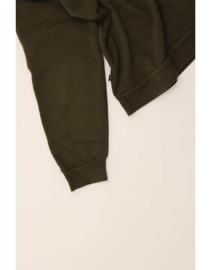 PUMA Mens Graphic Sweatshirt Jumper Large Khaki Cotton Vintage Puma and Second-Hand Puma from Messina Hembry 