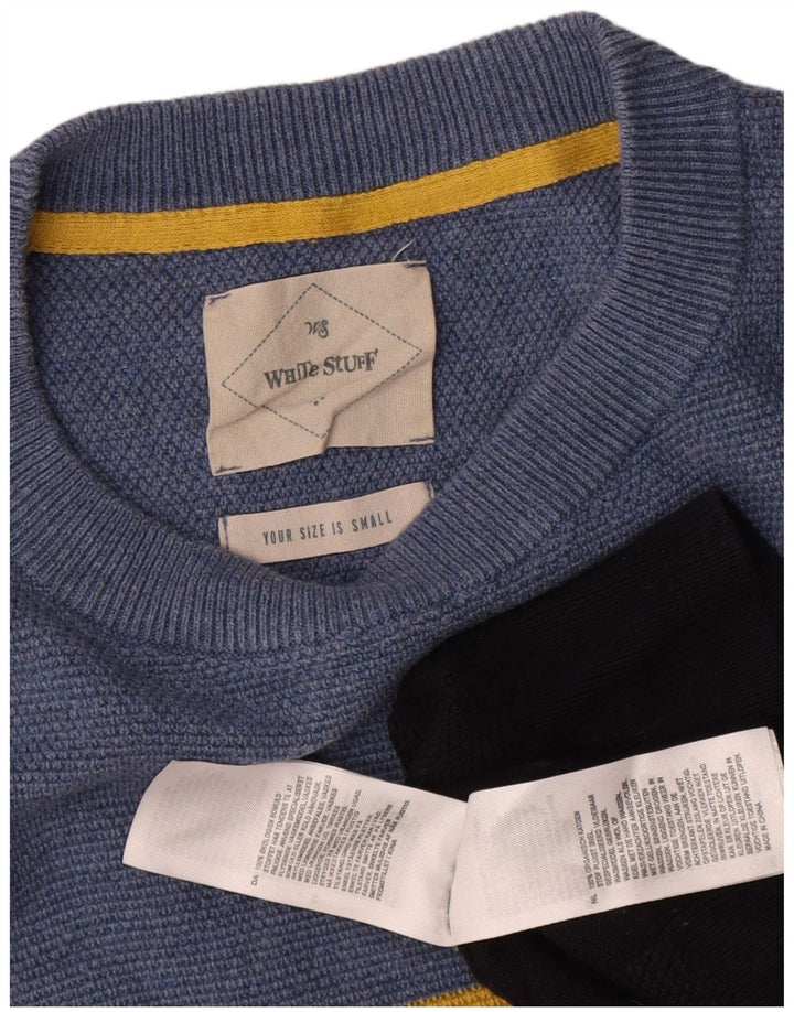 Maglione maglione con scollo a barca da donna White Stuff UK 10 Small Black Colourblock