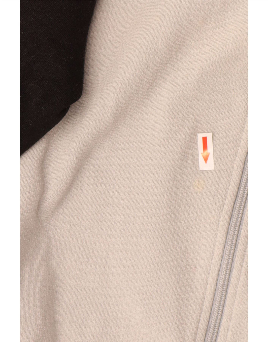 Giacca da ginnastica grafica da uomo Kappa Small in cotone color block grigio