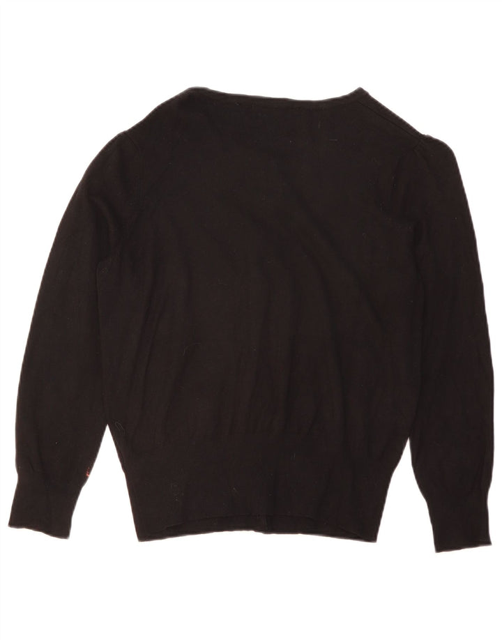 Maglione cardigan da donna Marks & Spencer UK 14 medio nero