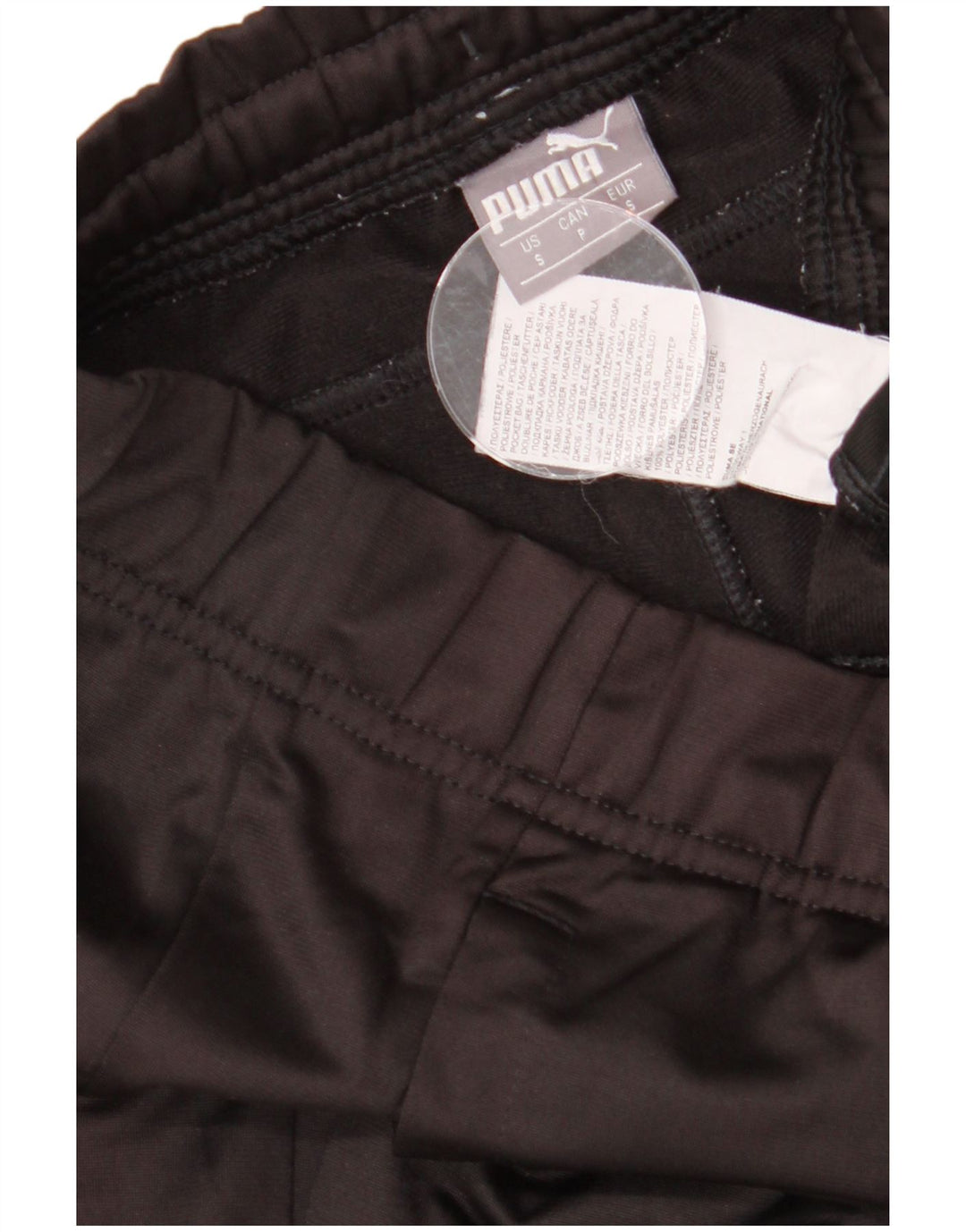 Pantaloni da tuta da uomo PUMA Joggers piccoli in poliestere nero
