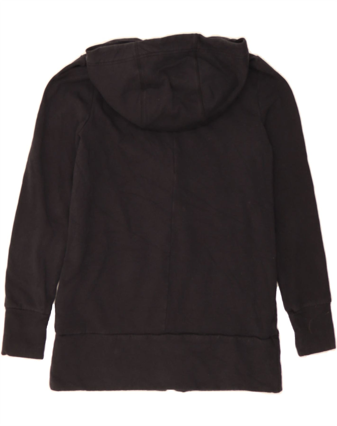 ATHLETA Womens Zip Hoodie Sweater UK 10 Small Black Polyester Vintage Athleta and Second-Hand Athleta from Messina Hembry 