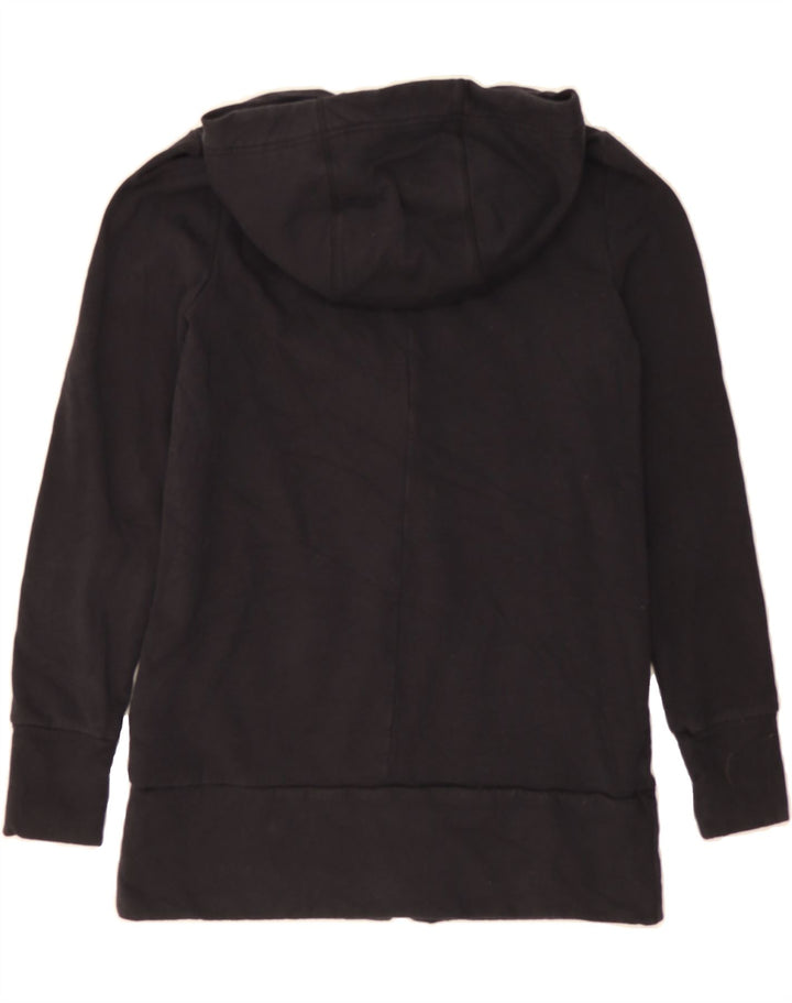 ATHLETA Womens Zip Hoodie Sweater UK 10 Small Black Polyester Vintage Athleta and Second-Hand Athleta from Messina Hembry 