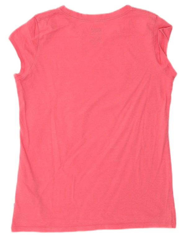 T-shirt grafica per ragazze Levi's Top 13-14 anni in cotone rosa