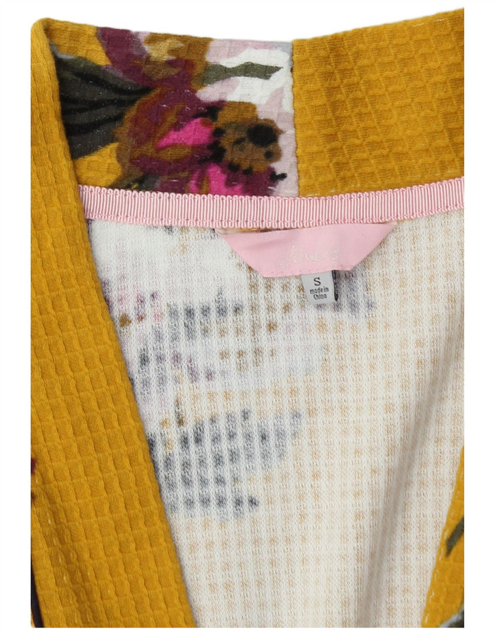 Abito a vestaglia oversize da donna Joules UK 10 Piccolo floreale giallo